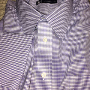 Hart Schaffner Marx Dress Shirt 17-35, 100% Cotton